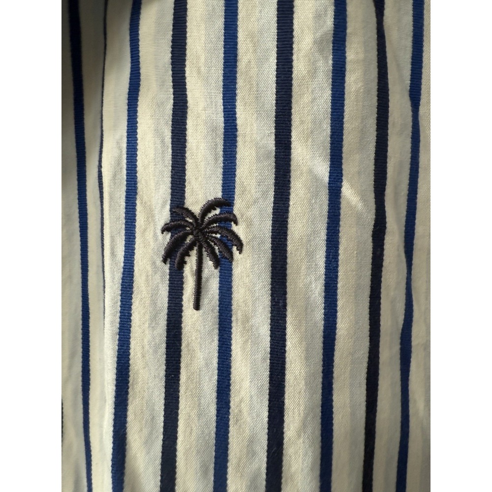 Lilly Pulitzer Size‎ 4 Women's Cotton Oxford Blouse Striped Business Preppy F52 - Picture 3 of 4